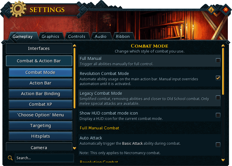 FileSettings Combat Mode.png The RuneScape Wiki