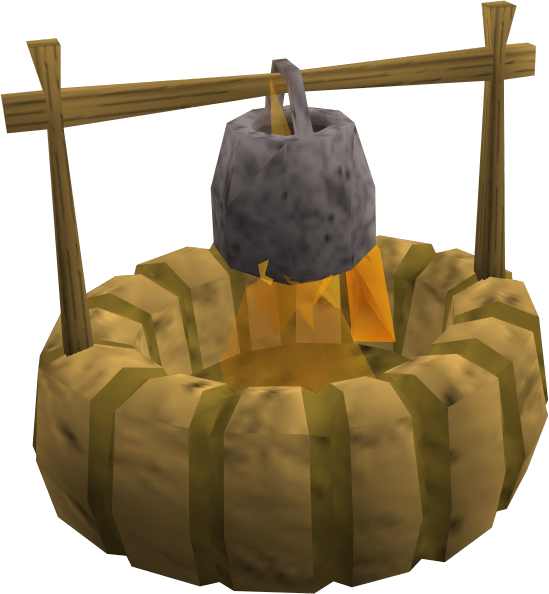 Firepit with pot The RuneScape Wiki