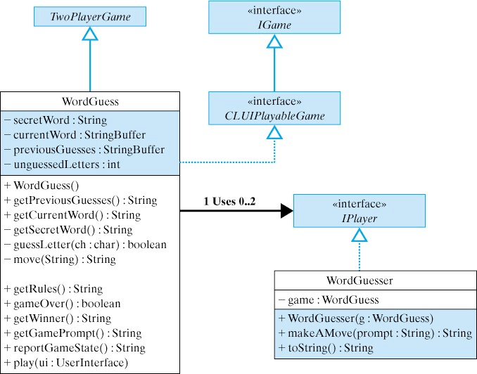 Case Study A Two Player Game Hierarchy