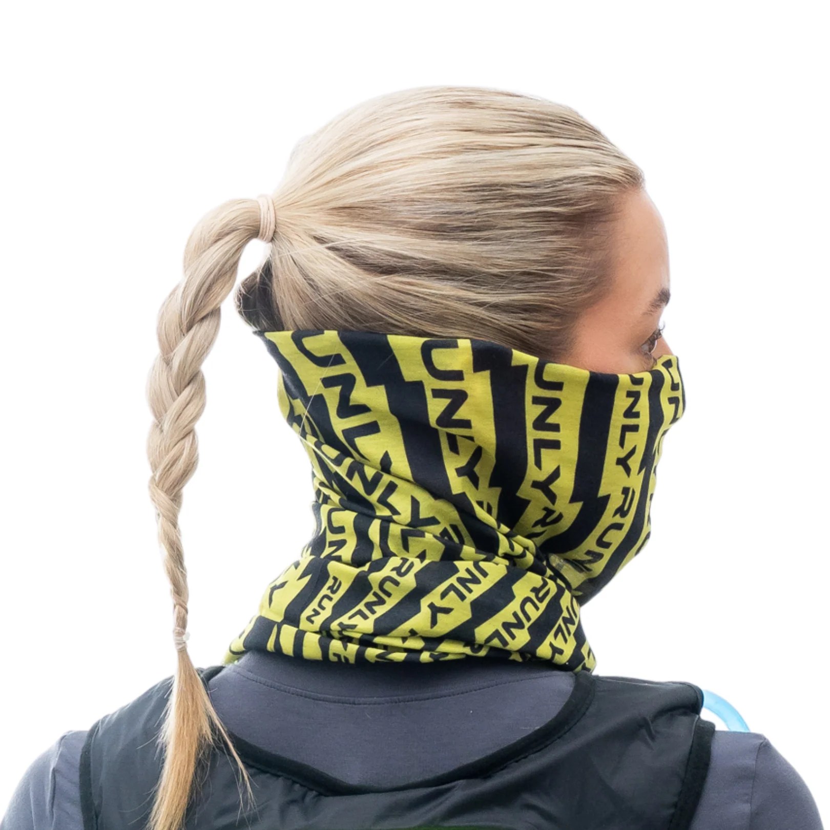 RUNNING NECK GAITER/SNOOD/MASK Warm in winter, cool in summer. RUNLY