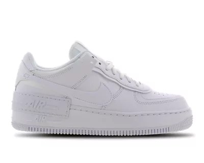 Nike Air Force 1 Shadow Dames Schoenen White Leer, Synthetisch Maat 35.