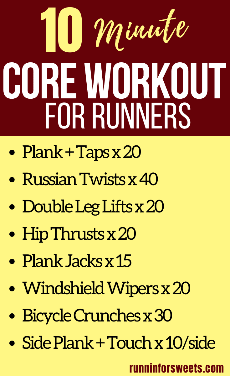 The 8 Best Core Exercises for Runners Runnin' for Sweets