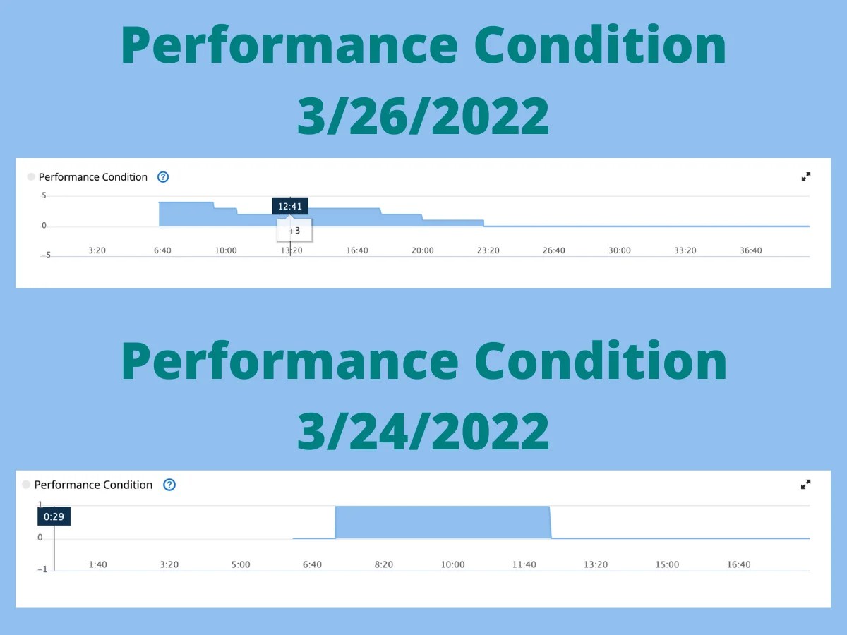 Garmin Performance Condition Running2Run