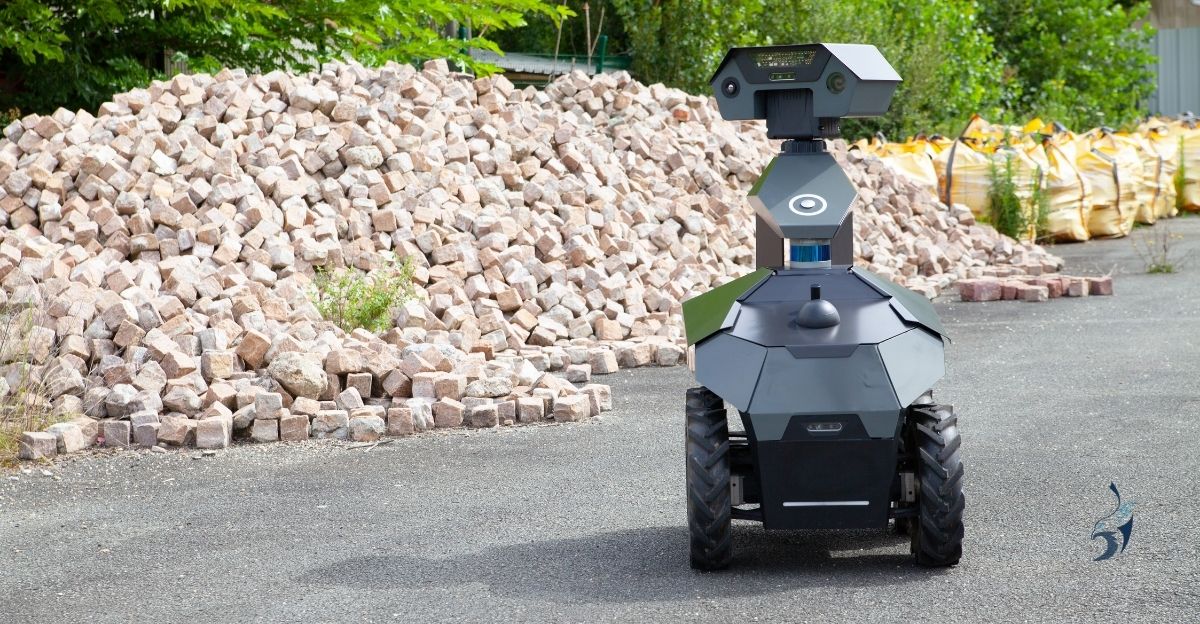 Robot de surveillance mobile et autonome GR100