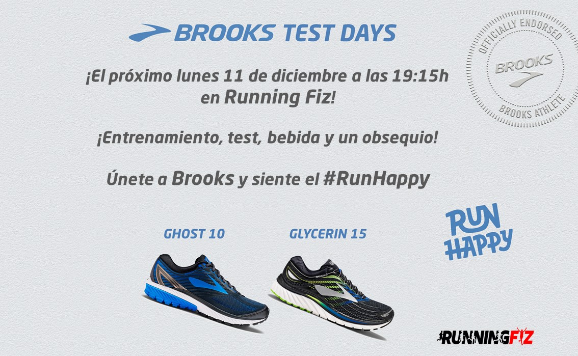 PRUEBA DE PRODUCTO BROOKS TEST DAY RUNNINGFIZ