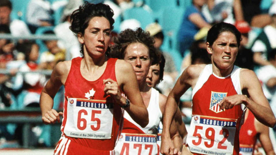 On this day in history Canadian Angela Chalmers wins bronze in 1992