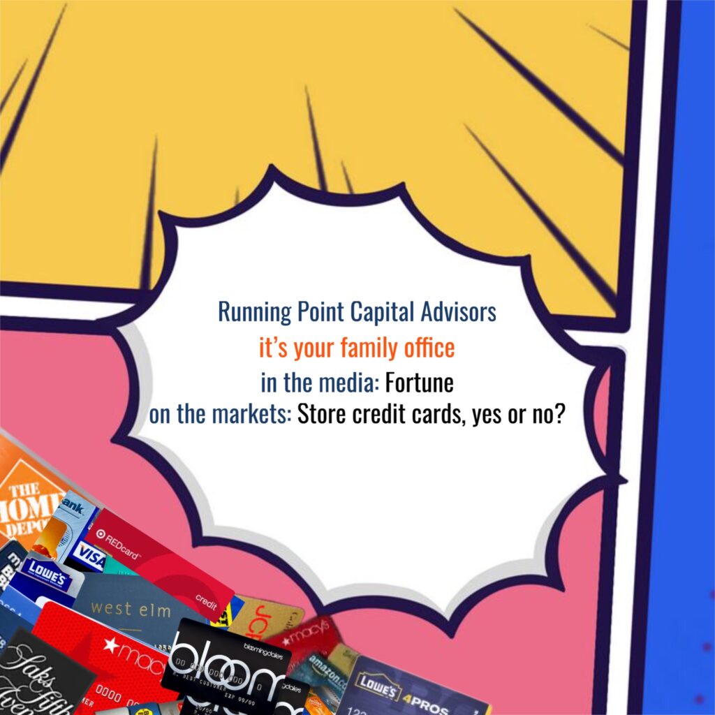 Fortune Branded and Store Credit Cards Running Point