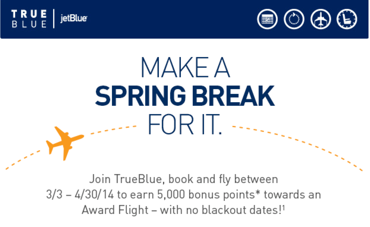 Earn 5,000 JetBlue Points For New Members Running with Miles