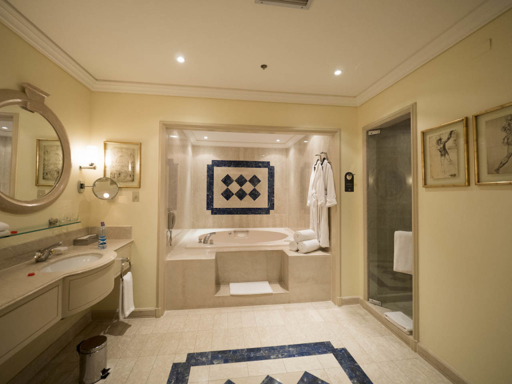 Are These the Most Beautiful Hotel Bathrooms in the World? Running with Miles