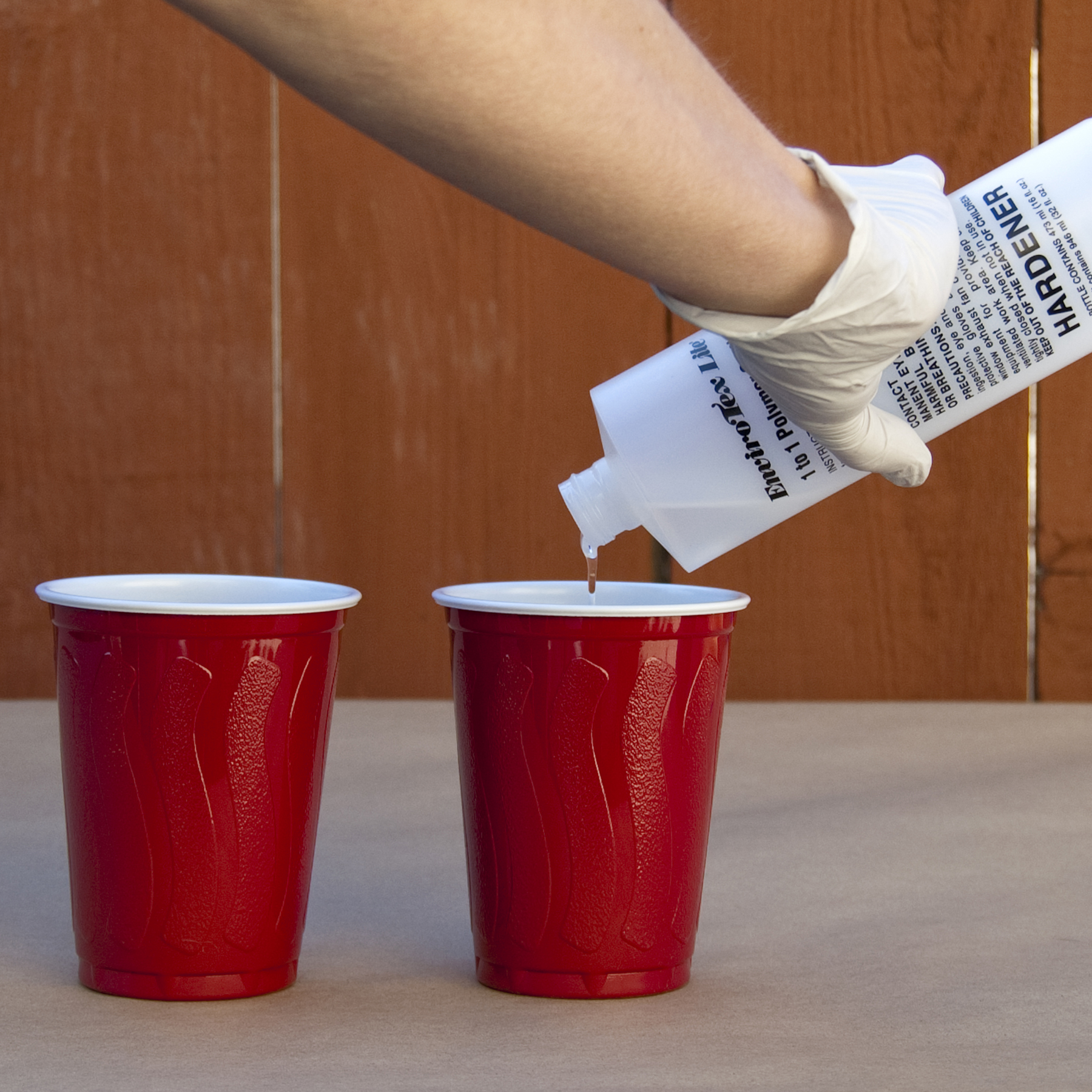 How To Mix and Pour Resin Running With Sisters