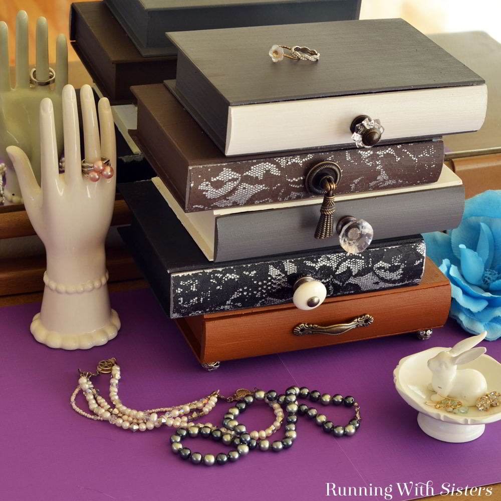 Anthropologie KnockOff Whimsical Jewelry Box Running With Sisters