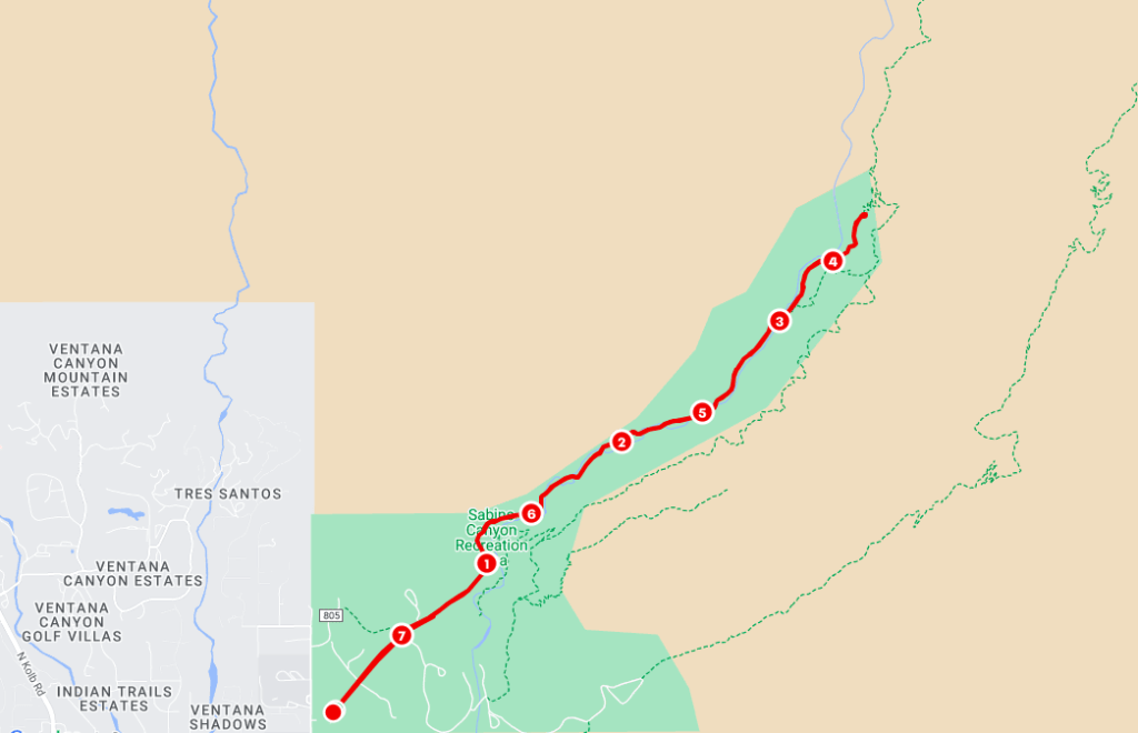 Sabino Canyon Sunset Run 7.4 Mile Run & 2 Mile Fun Run / Walk 4/12