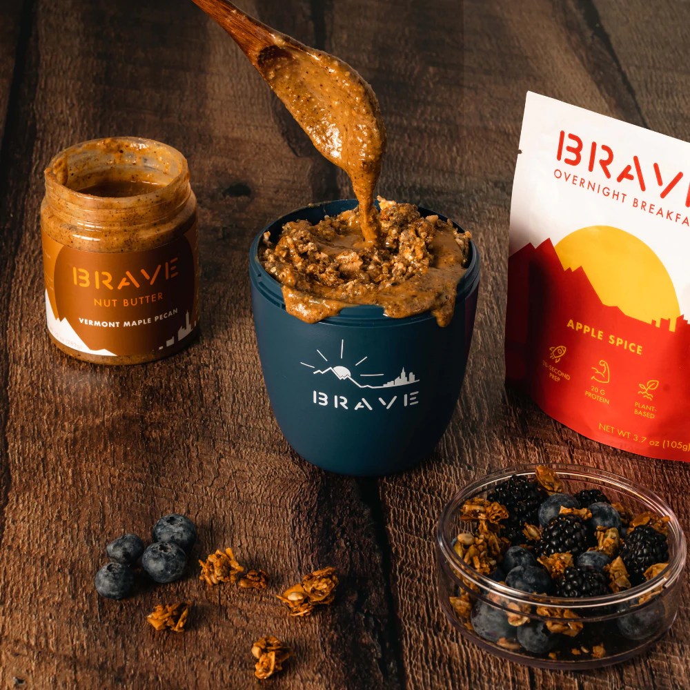 BRAVE Oatmeal and Nut Butter Product Review Run Tri Bike