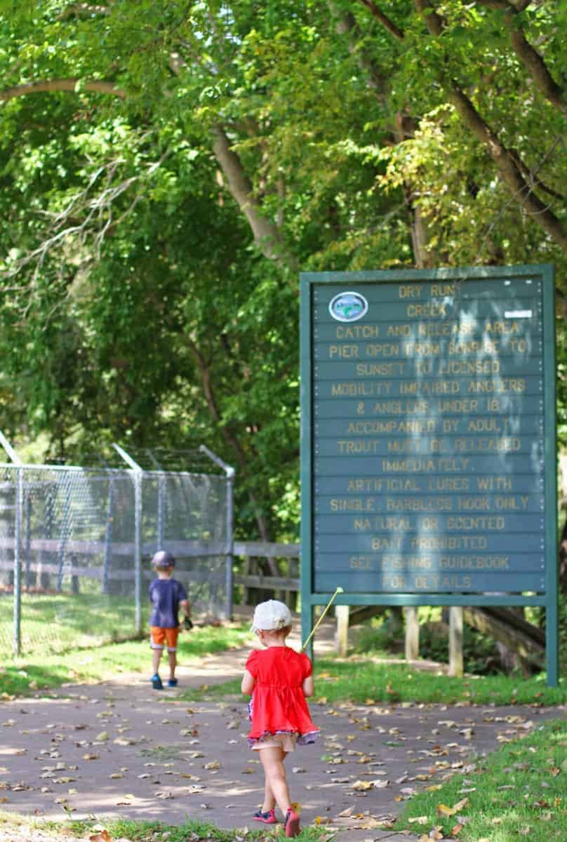 Fly Fishing for Trout with Kids at Dry Run Creek, Arkansas