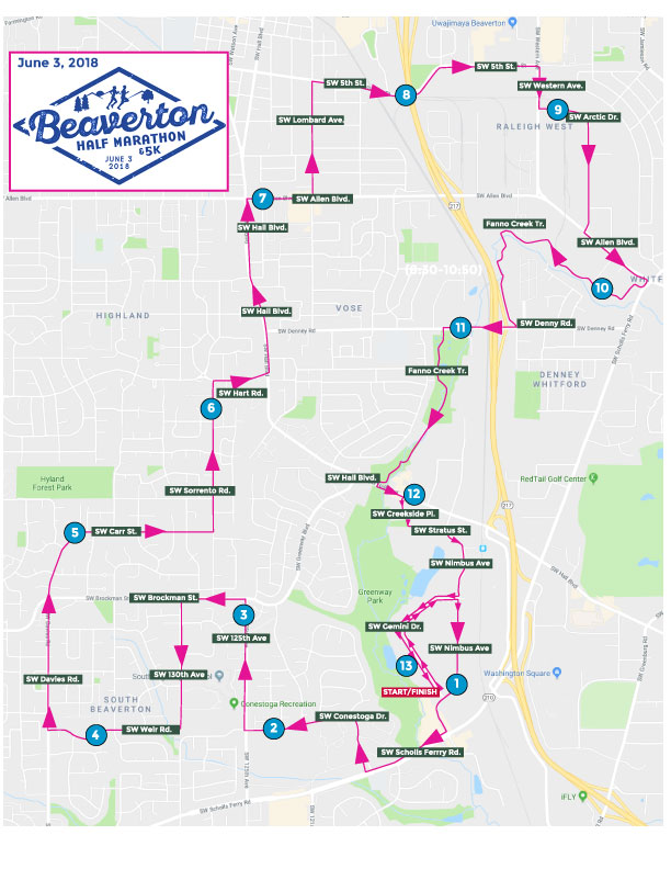 Beaverton Half Marathon Oregon Running