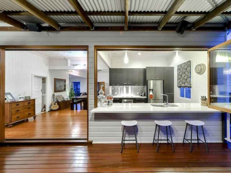 Tak Hanya Cantik, Desain Dapur Terbuka Minimalis Ini Sejuk dan Terang