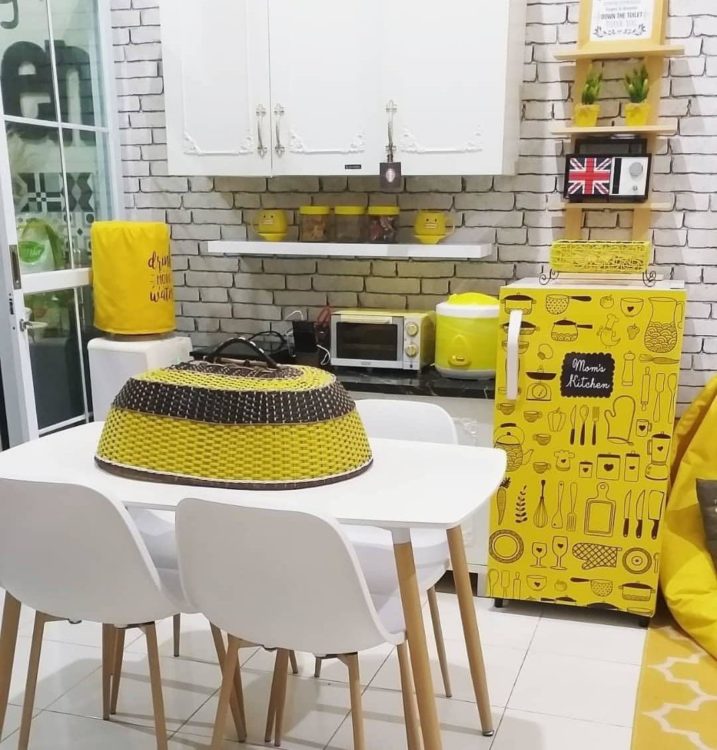 Desain Dapur Nuansa Kuning