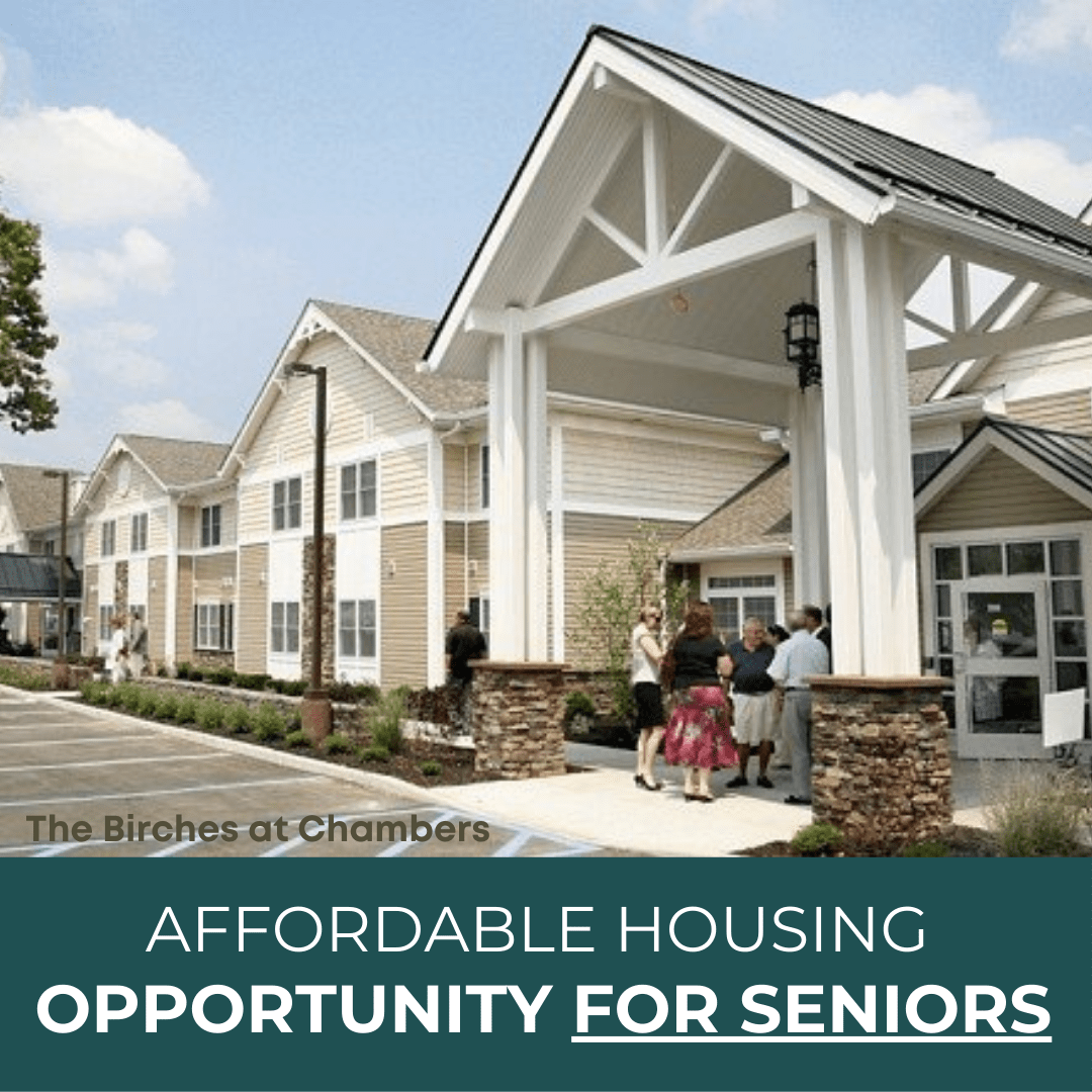 Apartments with Section 8 subsidy at Birches at Chambers are available
