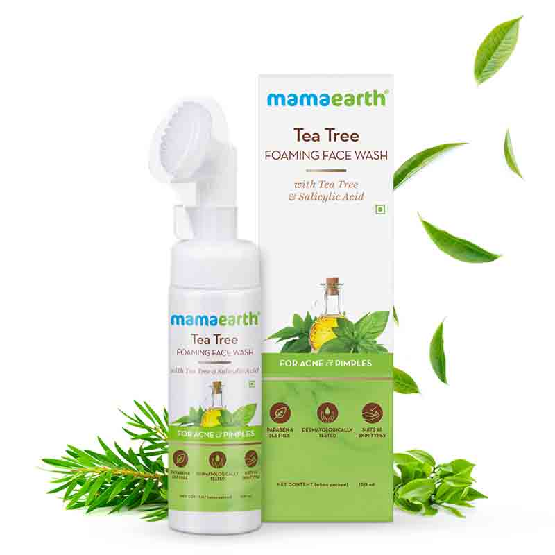 Mamaearth Tea Tree Foaming Face Wash with Tea Tree and Salicylic Acid