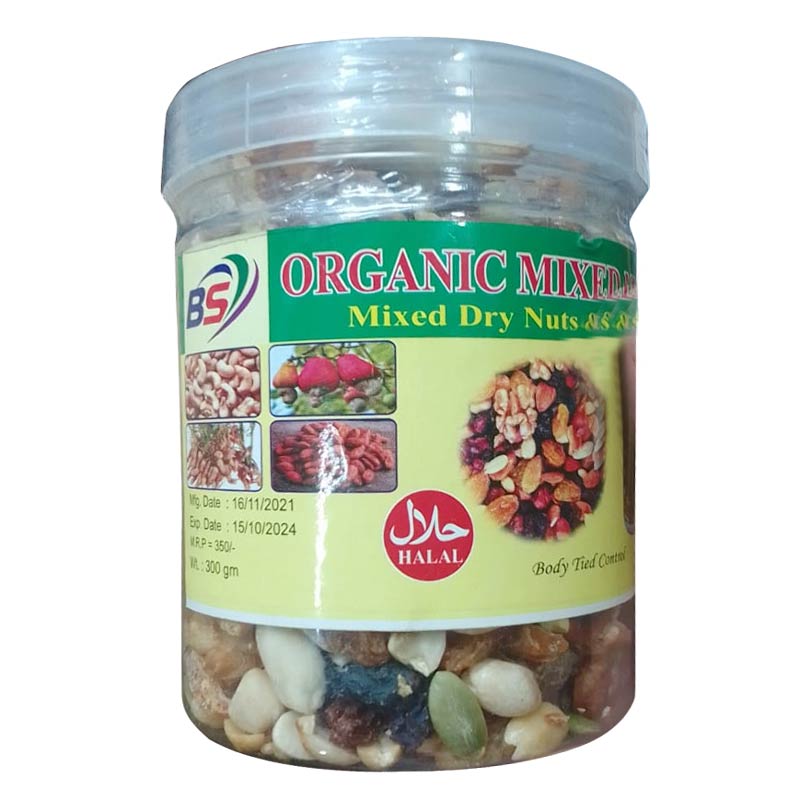 BS Organic Mixed Dry Nut and Fruits