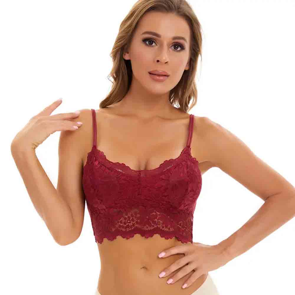 Women Stylish Sexy Lace Strap Padded Bra