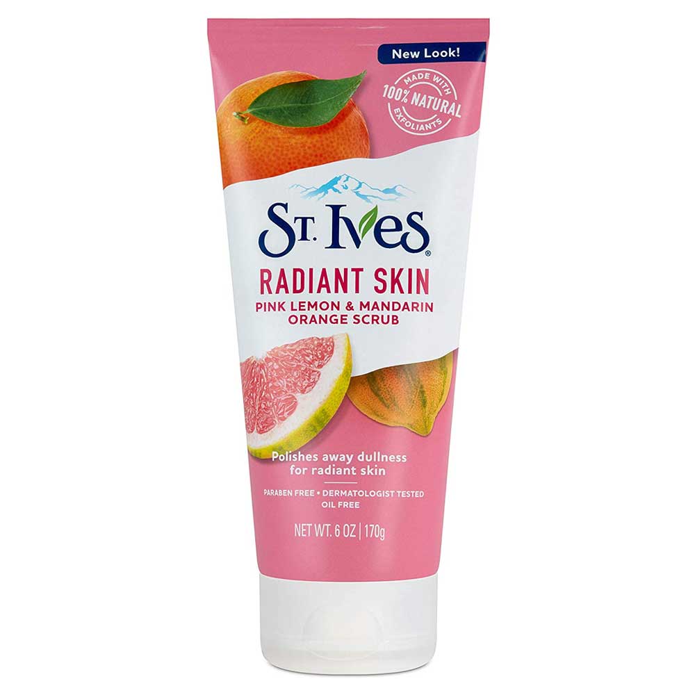 ST. IVES RADIANT SKIN SCRUB PINK LEMON & MANDARIN ORANGE