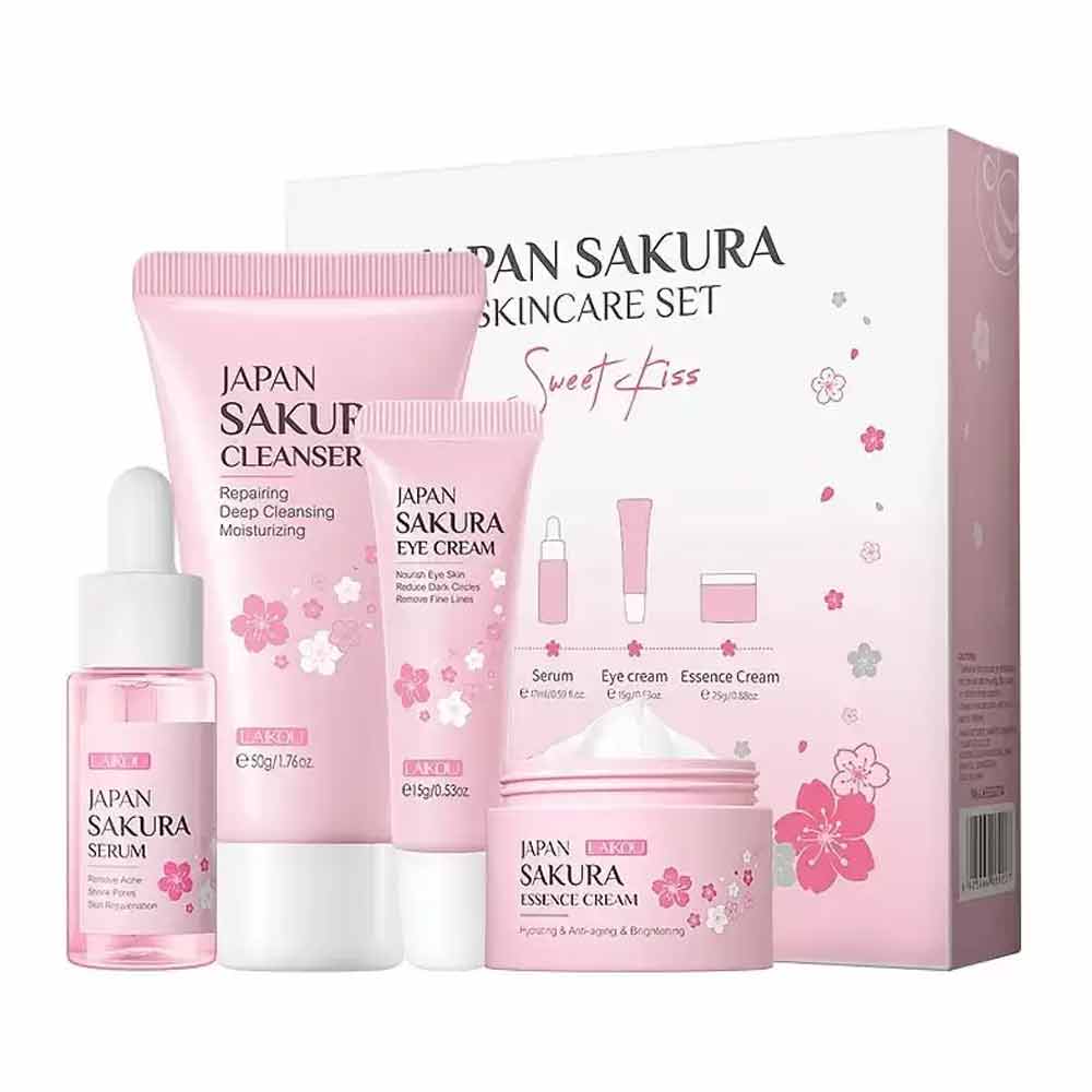 Laikou Japan Sakura Whitening Skin Care 4Pcs