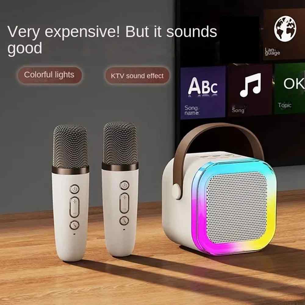 Mini Outdoor Karaoke Bluetooth Speaker Portable With Wireless