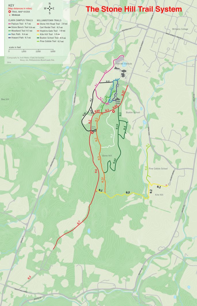 Stone Hill trail map Williamstown Rural Lands