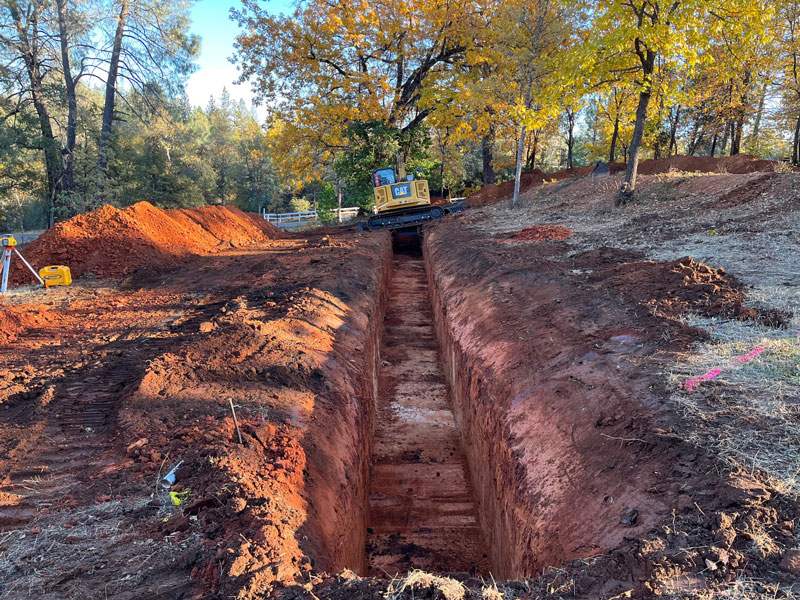 Excavating & Grading Services Placerville CA Footing & Mass