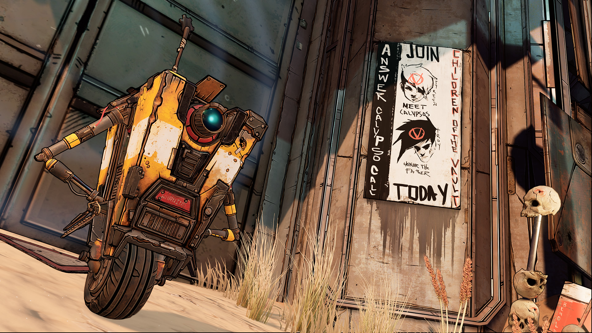Quelle: 2K - Der kleine und äußerst lustige Roboter Claptrap darf in keinem Borderlands-Teil fehlen.