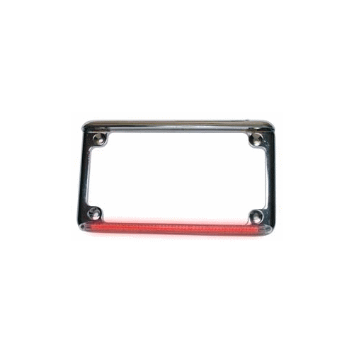 License Plate Frame w/ Extra Tail Lights RUSH BIKES
