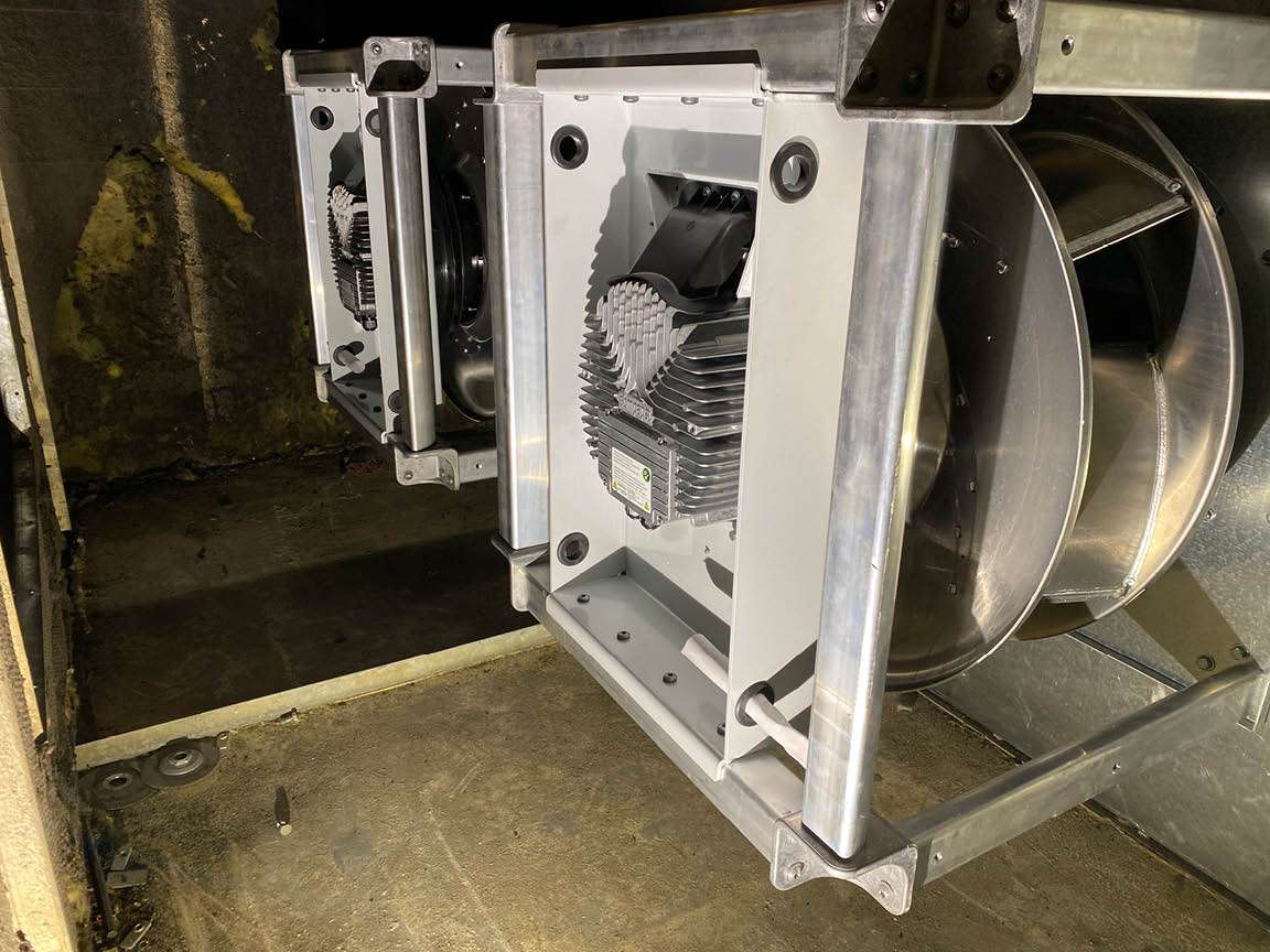 Air Handler Retrofit with Fan Array Rushco Energy Specialists