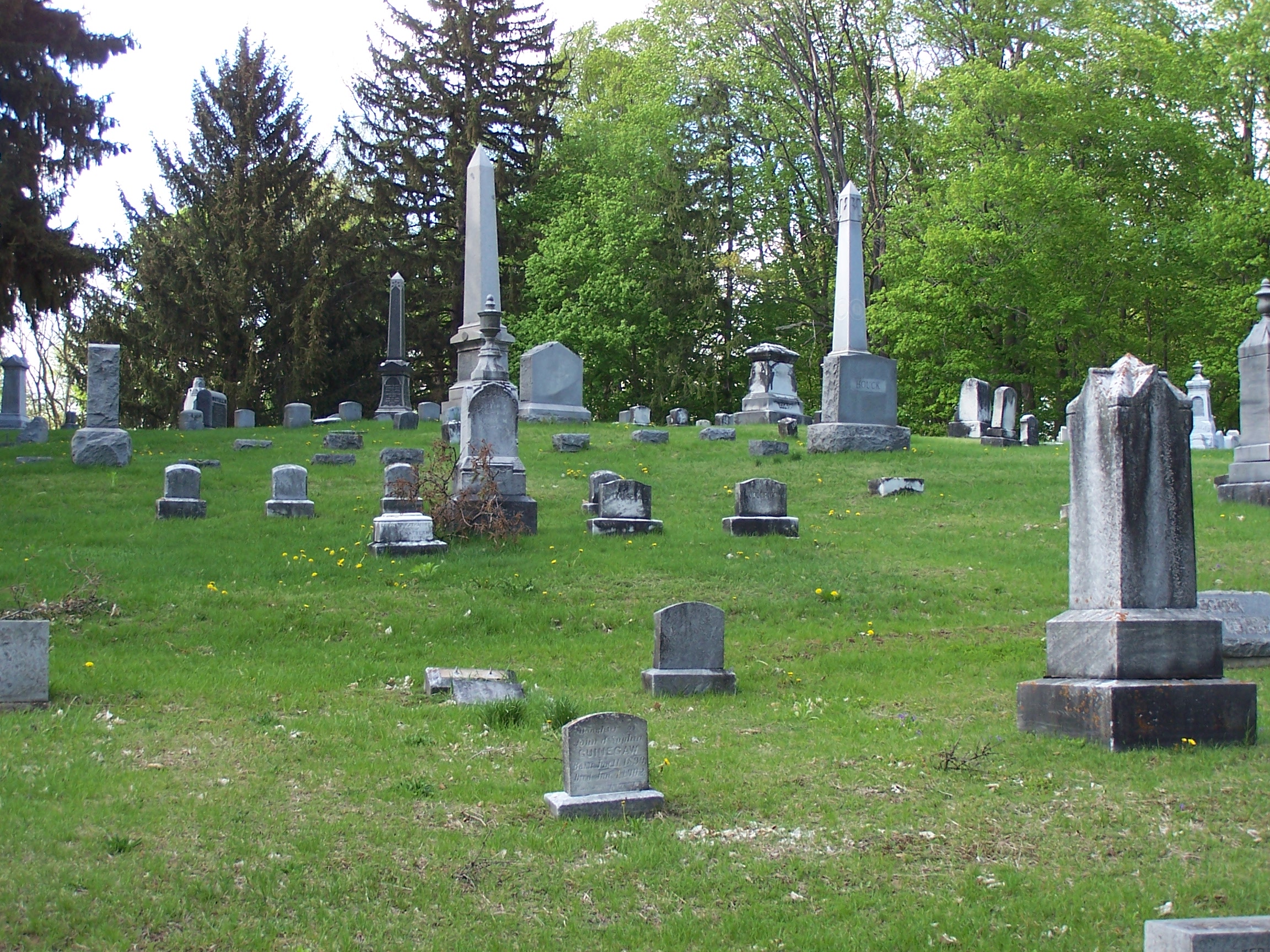 Cemeteries Rush Historian