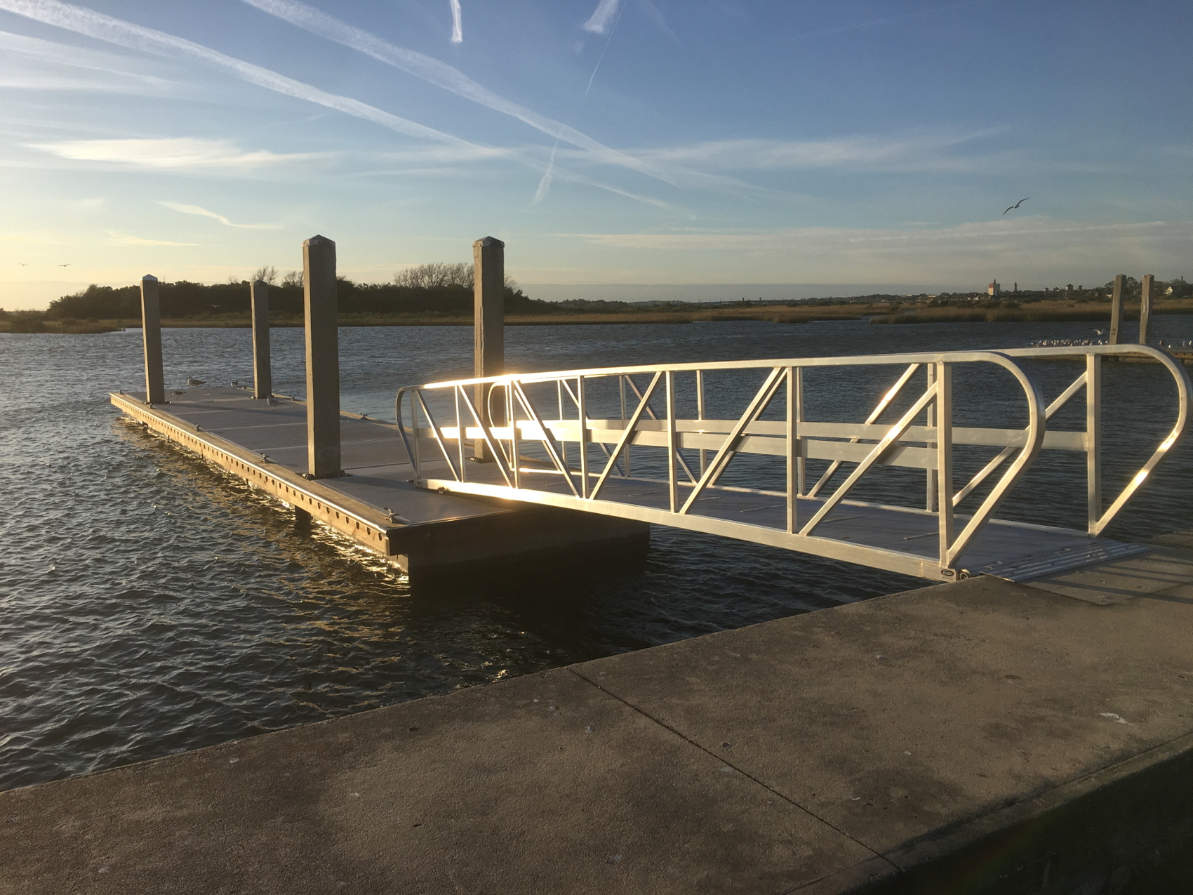 Vilano Beach Boat Ramp Dock Repairs RUSH Construction, Inc., RUSH