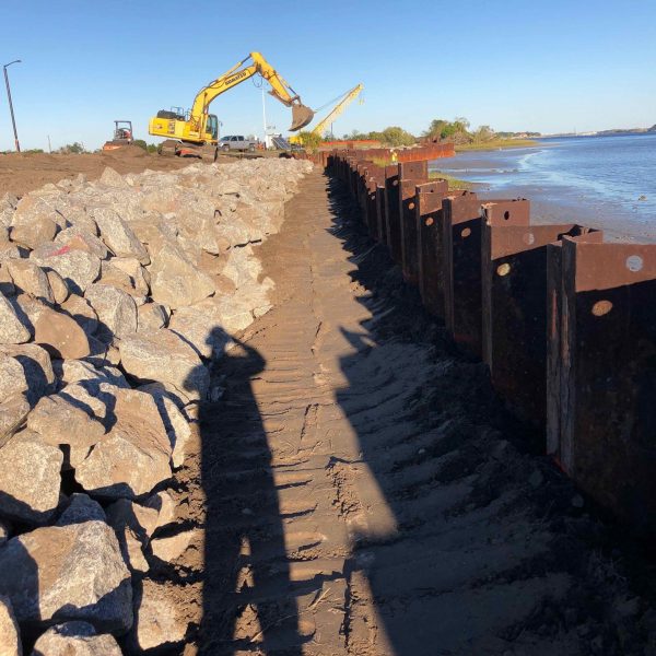 Blount Island Shoreline Stabilization RUSH Construction, Inc.