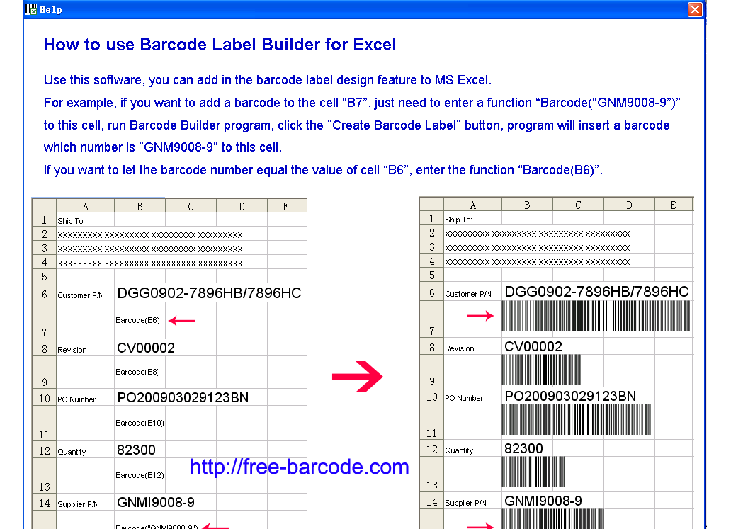 Qr Code Excel Free Download rushnew