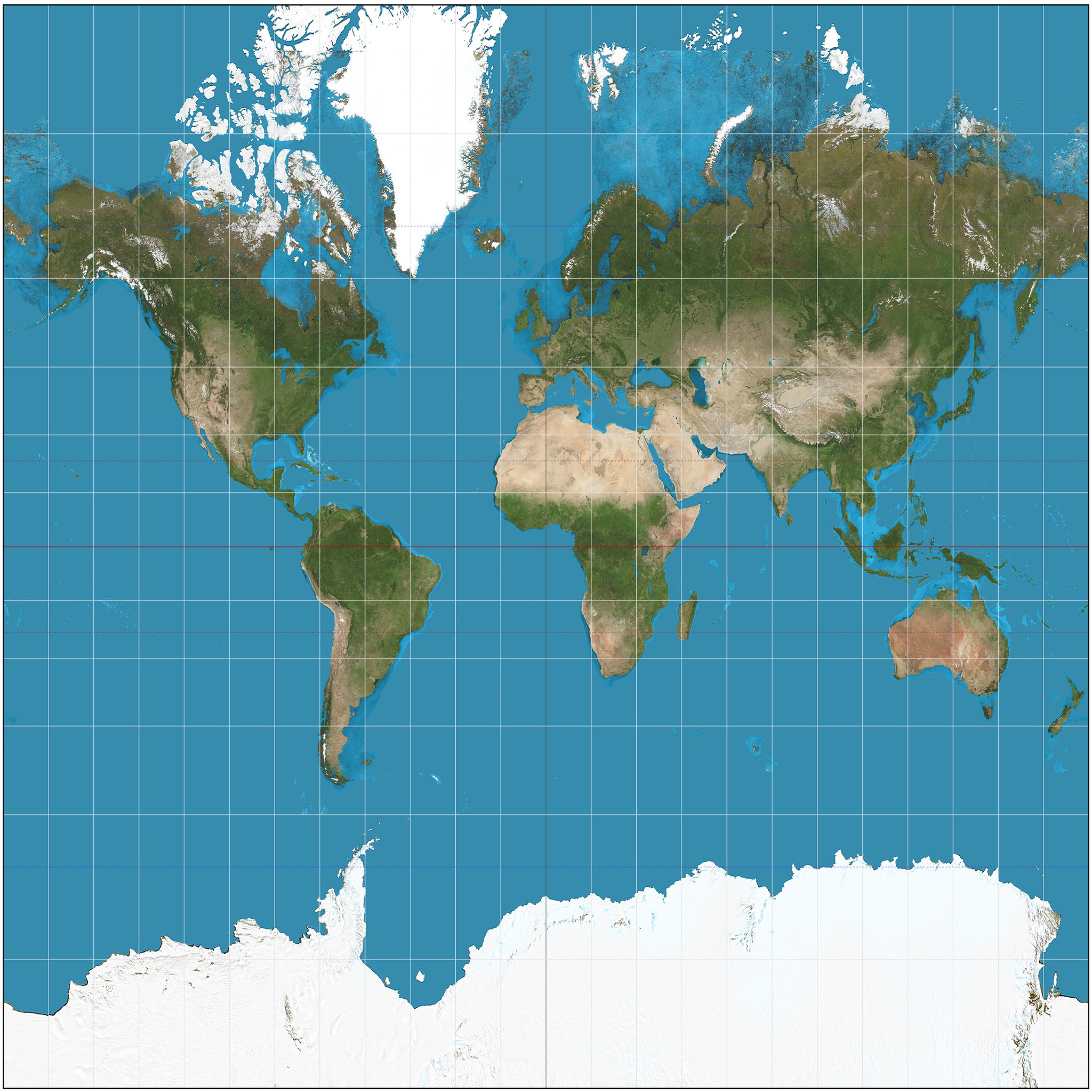 Пазл меркатора Mercator Puzzle Redux