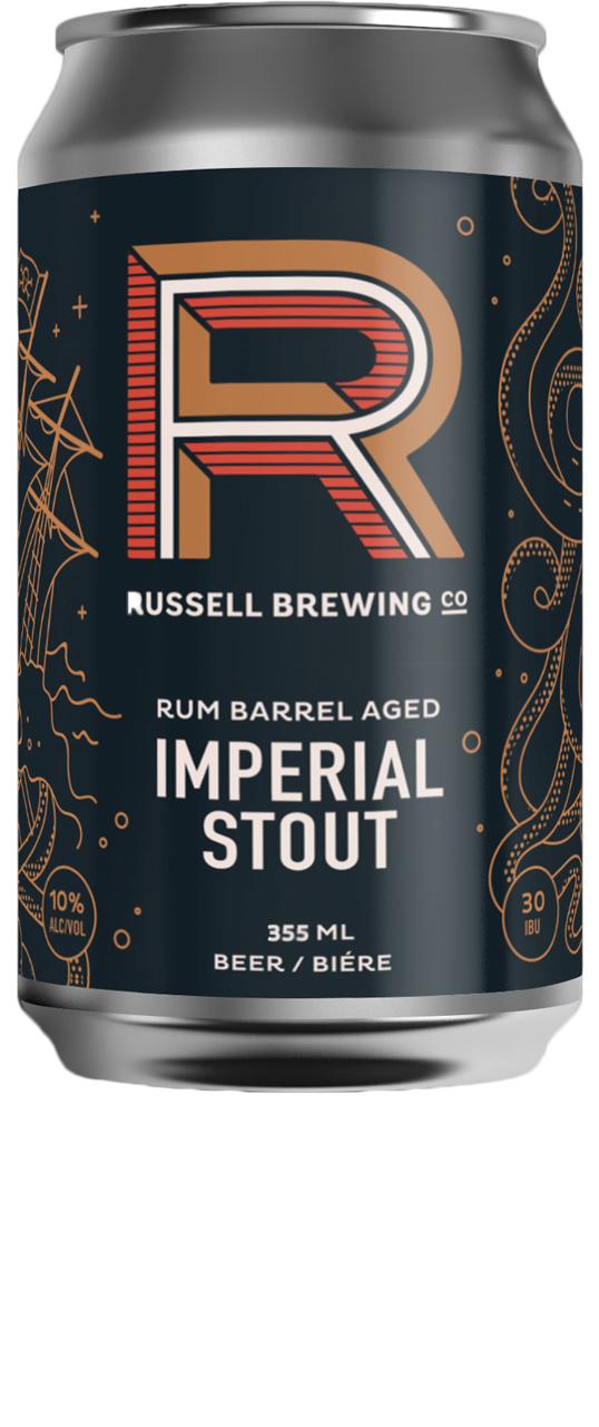 Rum Barrel Aged Imperial Stout Russell Brewing Company