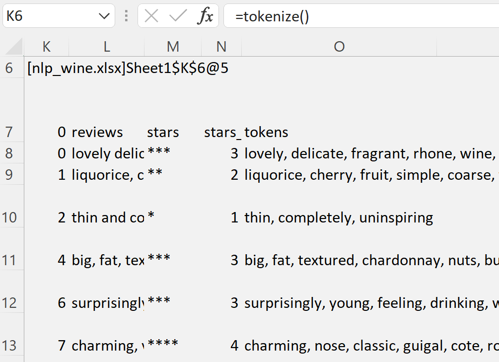 NLP with Excel and Python — xlSlim v1.0 documentation