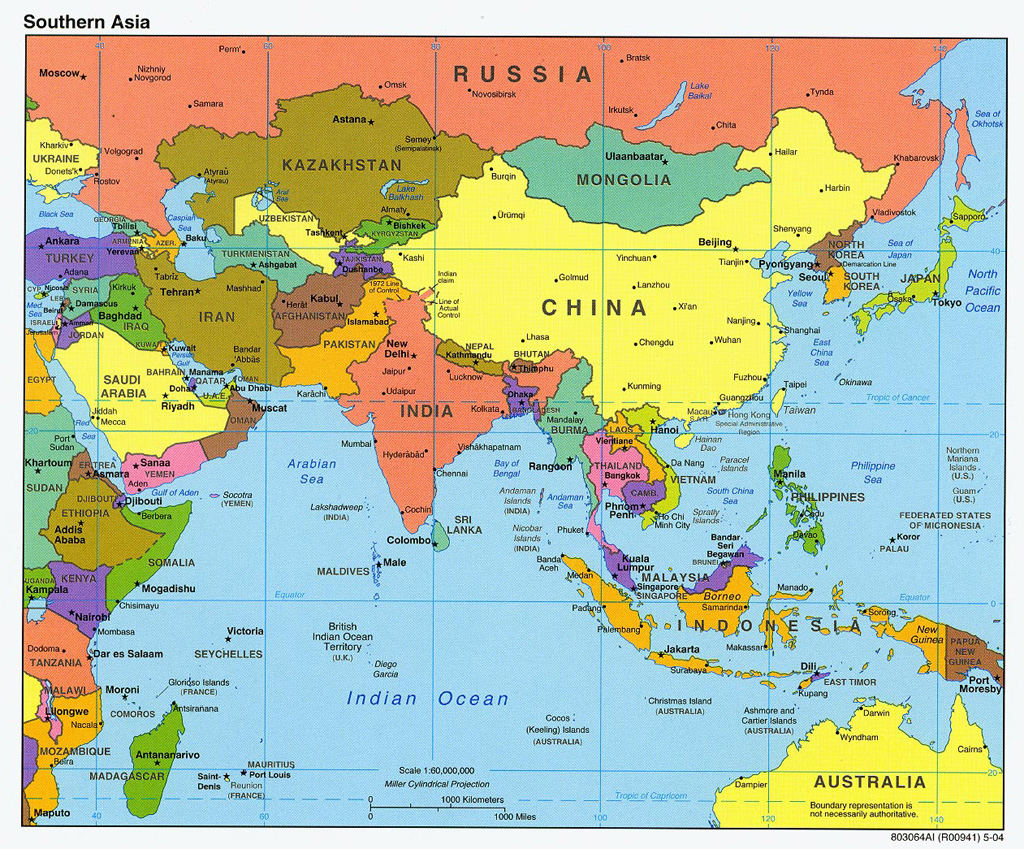 Current Map Of Asia Riac :: The Future Political Map Of East Asia