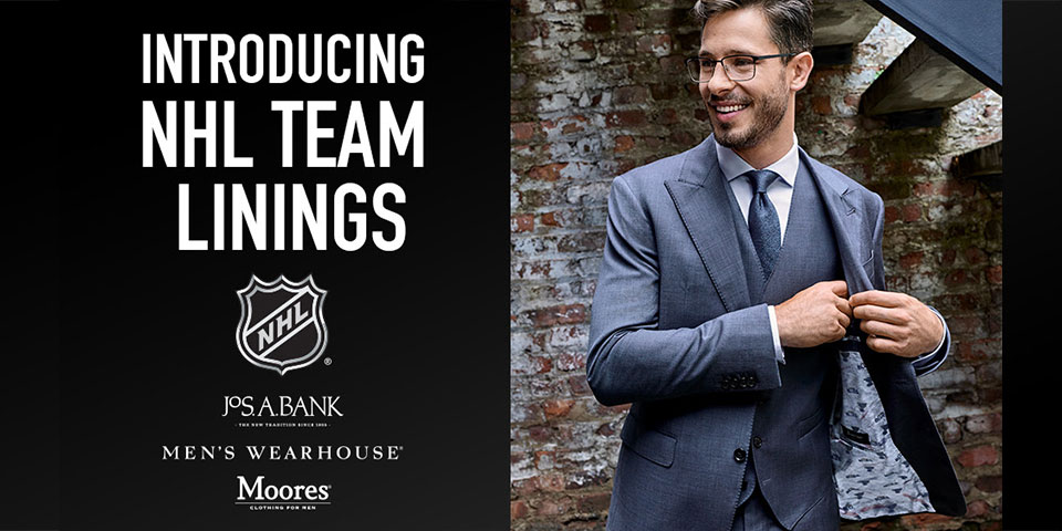 You Can Now Have Your Suit Lined With Nhl Fabric