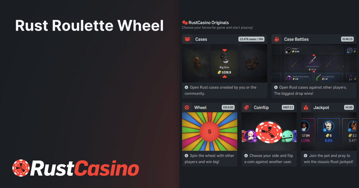 Rust Roulette Wheel RustCasino