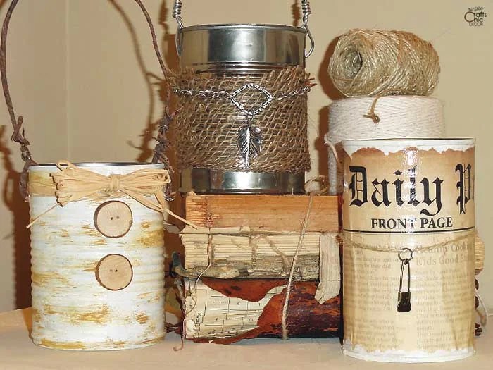 DIY Craft Storage From Recycled Materials Rustic Crafts & DIY
