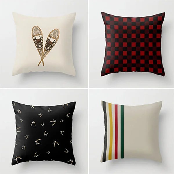 New Winter Throw Pillows Rustic Crafts & DIY