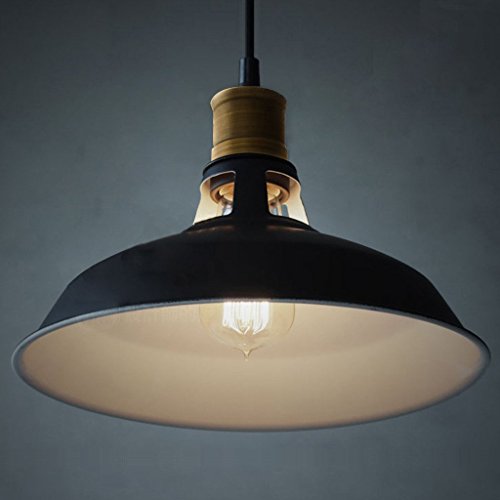 Smart & Green Lighting, Industrial Metal Pendant Light, Antique Style