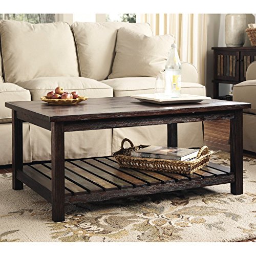 Ashley Furniture Signature Design Mestler Chair Side End Table, Rustic