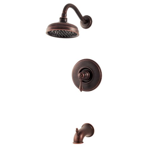 Pfister Marielle 1Handle Tub & Shower Trim in Rustic Bronze rustic