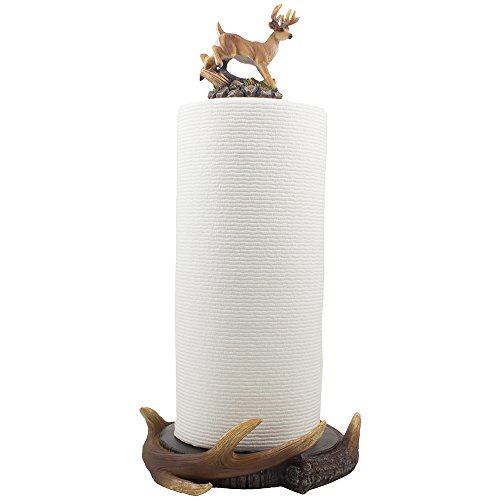 Decorative Deer Antler Napkin Holder in Rustic Lodge Restaurant Table