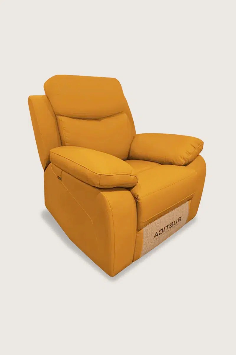 Buy REC1030 Half Leather 1 Seater Recliner Sofa Online Malaysia